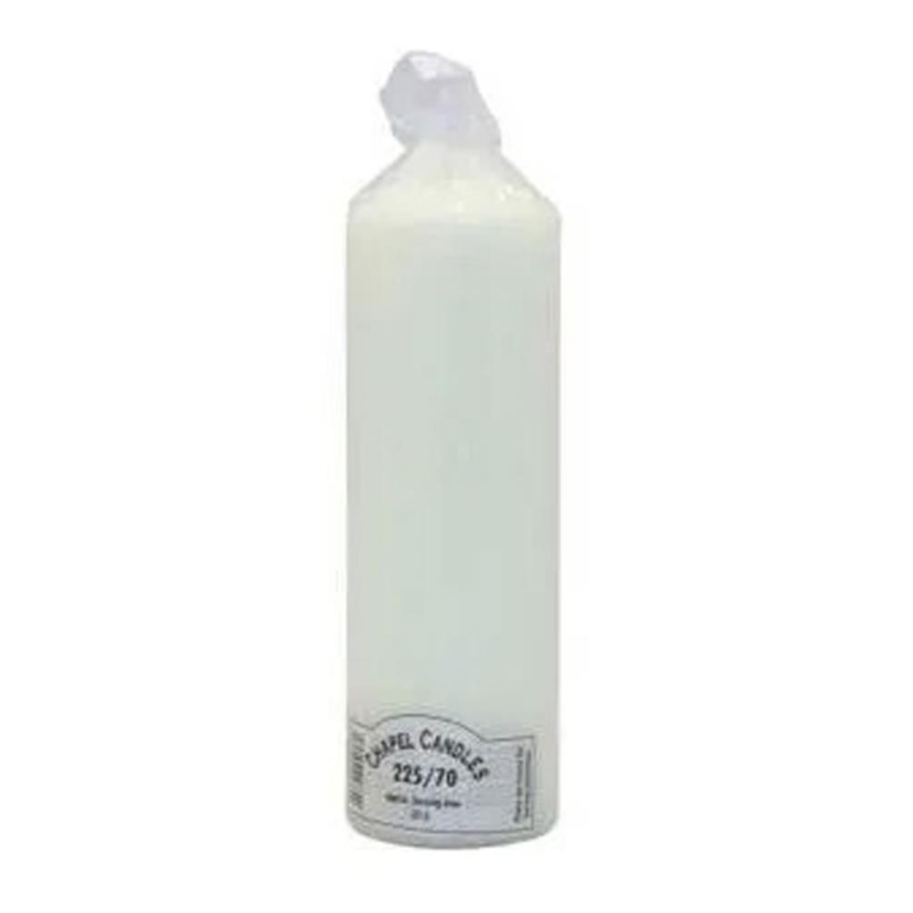 Chapel Candles Ivory Pillar Candle 22.5cm x 7cm Extra Image 1